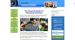 Desktop Screenshot of essential-photoshop-elements.com